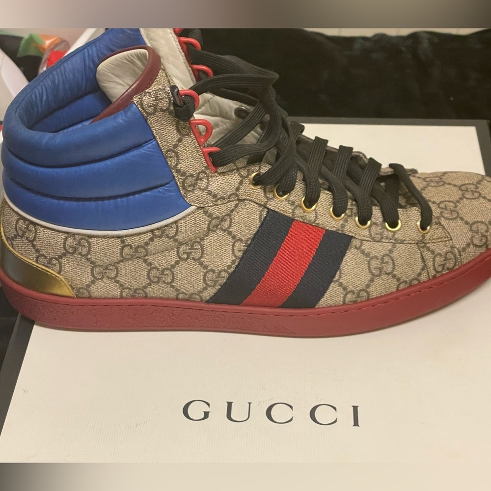 These are ‘Gucci High Tops “ACE GG High Top”